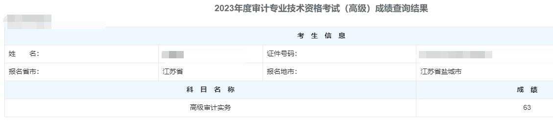 高级审计师通过率