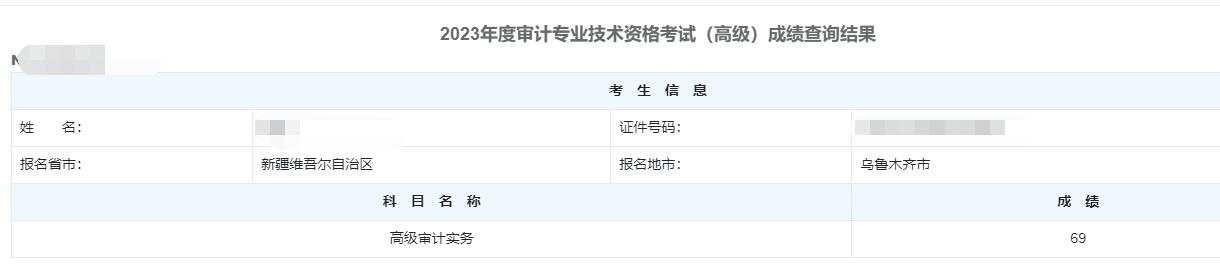 高级审计师通过率