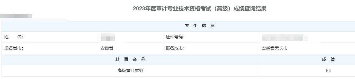 高级审计师通过率