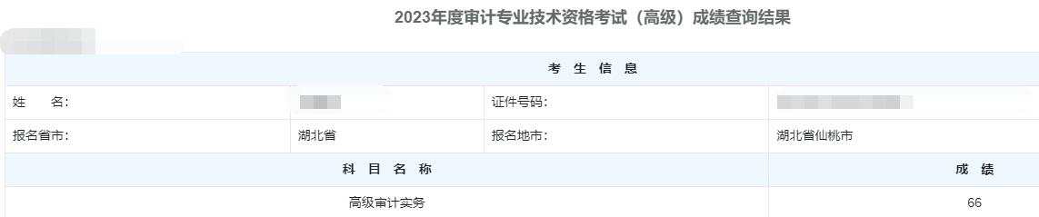 高级审计师通过率