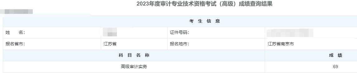 高级审计师通过率