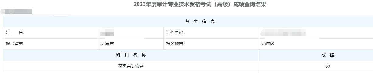 高级审计师通过率