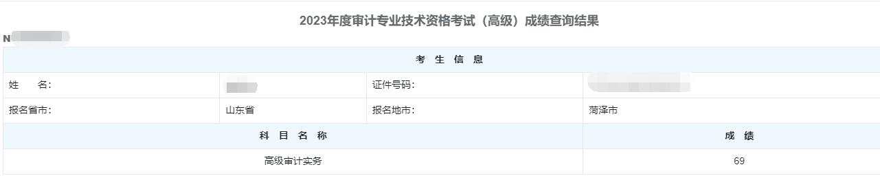 高级审计师通过率