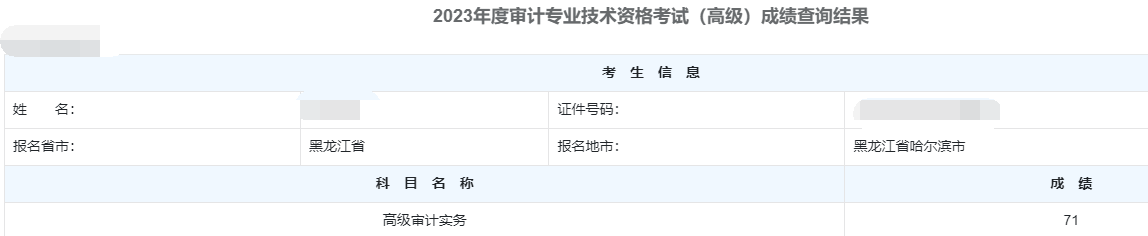 高级审计师通过率