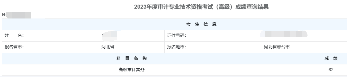 高级审计师通过率