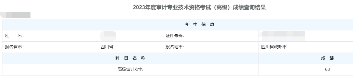 高级审计师通过率