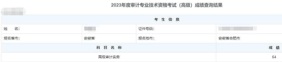 高级审计师通过率