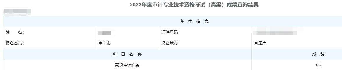 高级审计师通过率