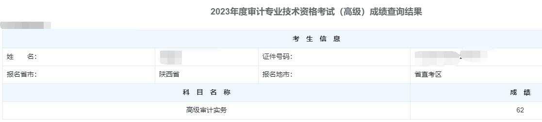 高级审计师通过率