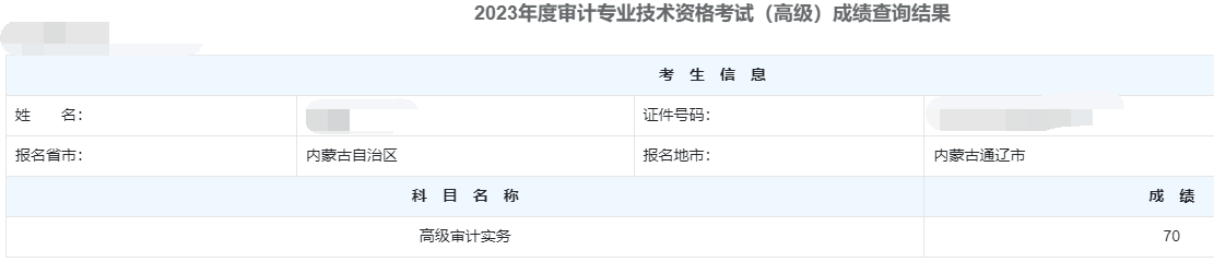 高级审计师通过率