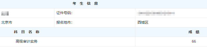 高级审计师考试分数