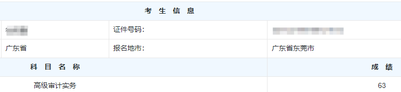 高级审计师考试分数