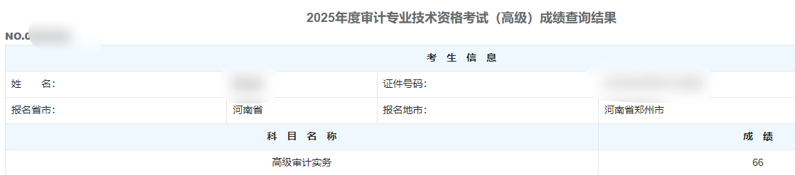 高级审计师通过率