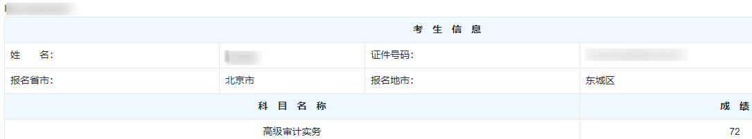 高级审计师通过率