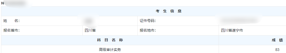 高级审计师通过率