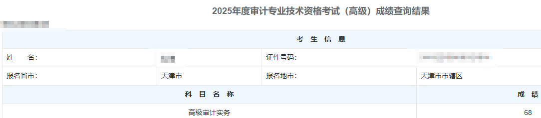高级审计师通过率