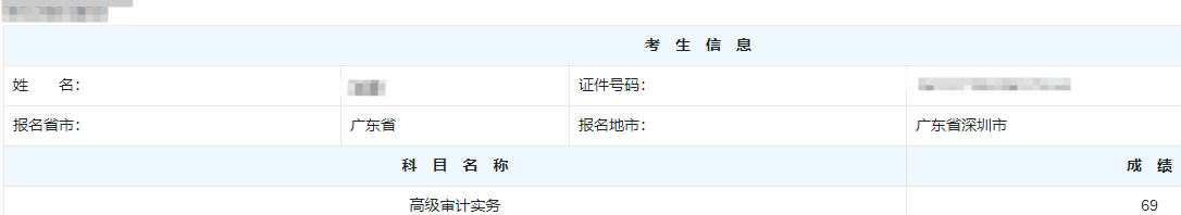 高级审计师通过率