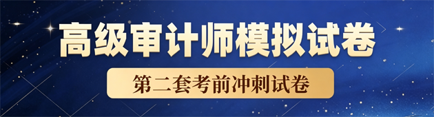2026年高级审计师考前模拟试卷